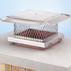 Stainless Steel Single Flue Chimney Caps